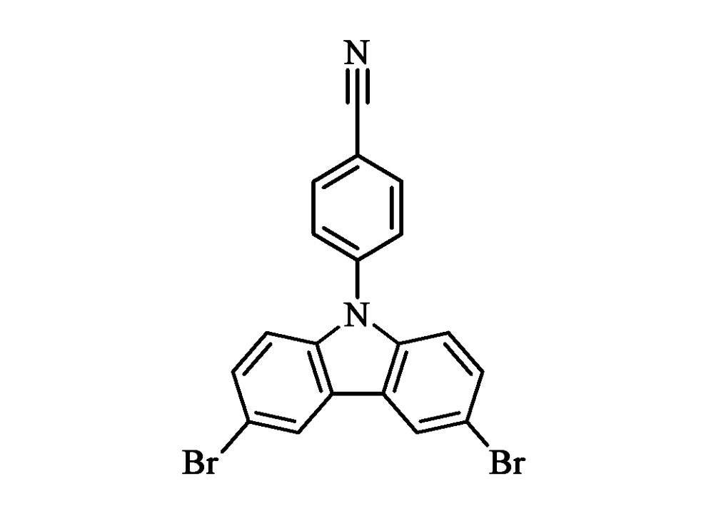 4-(3,6-二溴-9H-咔唑-9-基)苯甲腈