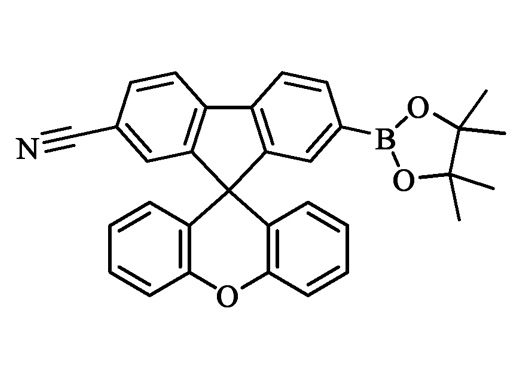 7-硼酸频哪醇酯螺[芴-9,9'-氧杂蒽]-2-腈基